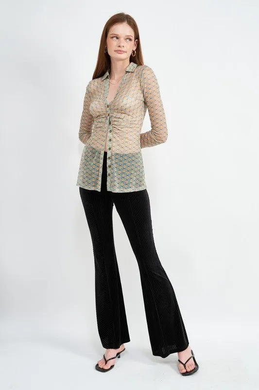Amaya Velvet Flare Pants