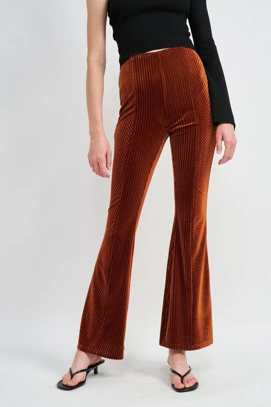 Amaya Velvet Flare Pants