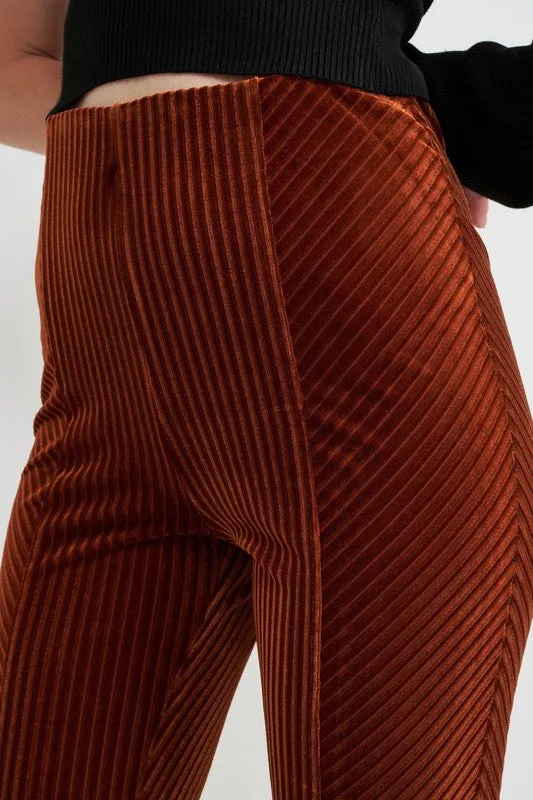 Amaya Velvet Flare Pants
