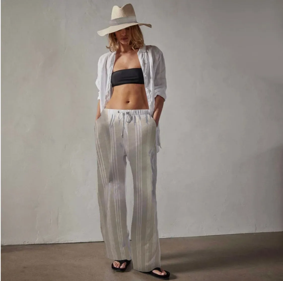 Lightweight Linen - Heather Grey