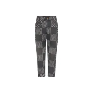 Louis V x Nigo Giant Damier Waves MNGM Denim Pants
